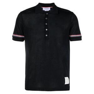 Thom Browne Men Polo With Rwb Band